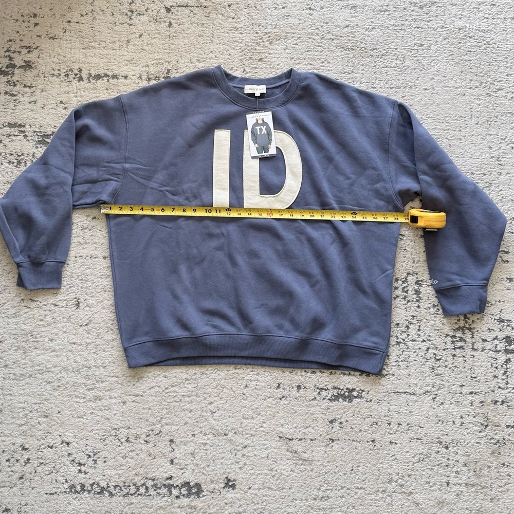 NWT-State of Mine Woman’s Big Timer State Sweatshirt Navy Idaho Sz XXL - Picture 4 of 10